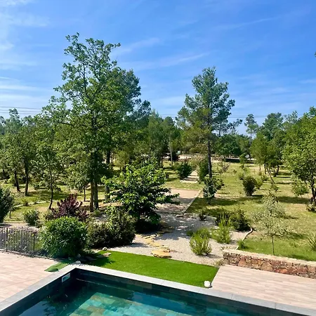 Superbe La Grande Bastide Avec Piscine, Jardin, Climatisation Et Salle De Sport Seillans
